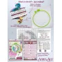 Cross stitch miniature set Abris Art AHM-073 Color whirlwind