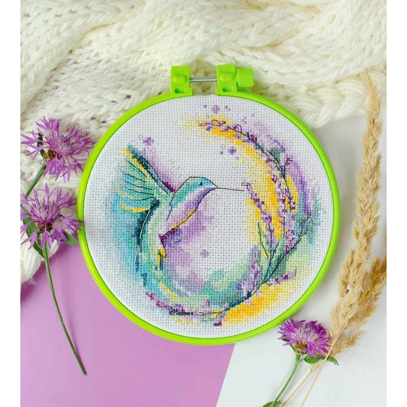 Cross stitch miniature set Abris Art AHM-073 Color whirlwind