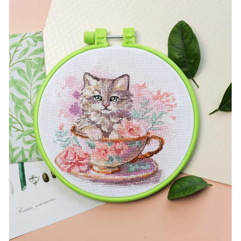 Cross stitch miniature set Abris Art AHM-077 Tea party