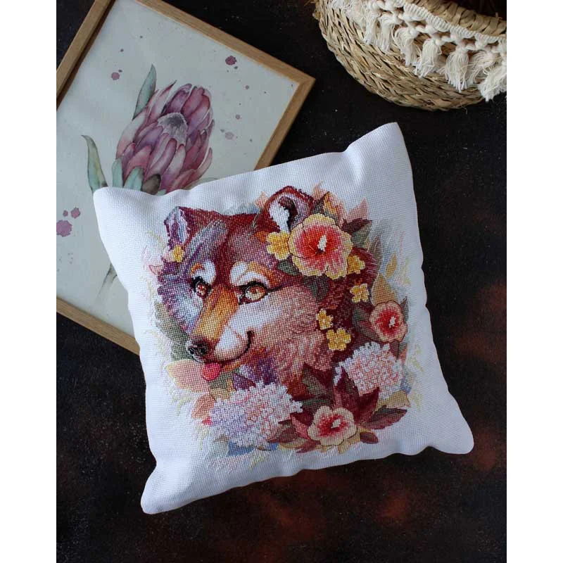Cross Stitch Pillow Kit Abris Art AHP-007 Lucky