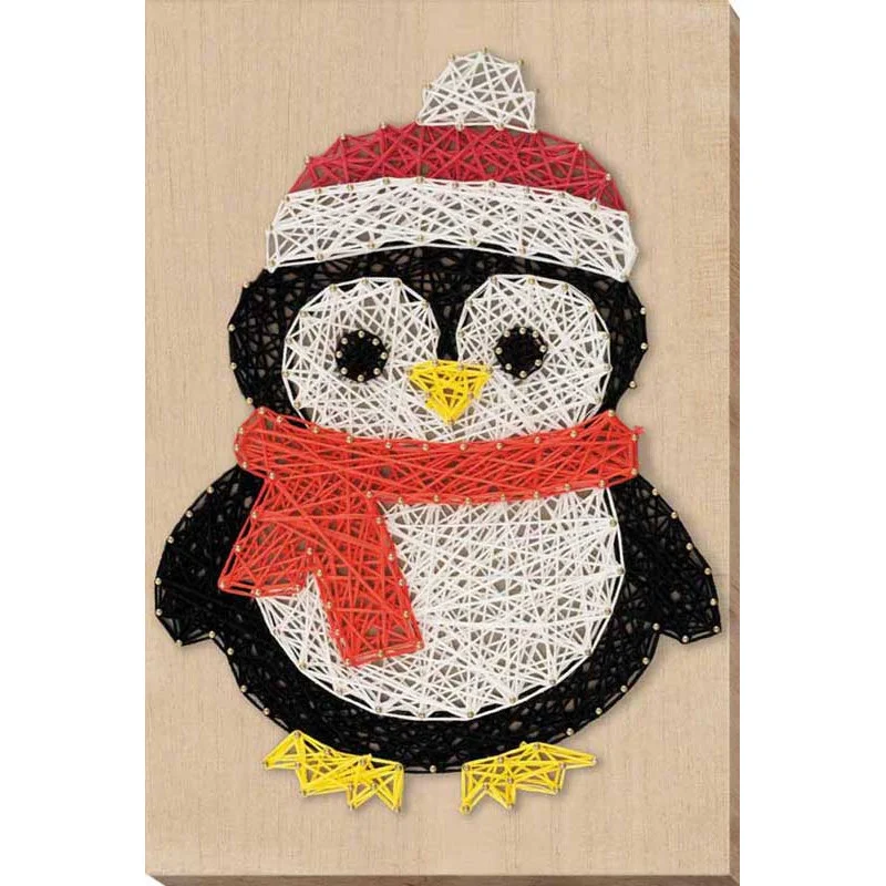 Kits for creativity string art Abris Art ABC-001 Little penguin