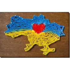 Kits for creativity string art Abris Art ABC-028 My house