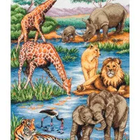 Cross Stitch Kits Anchor 5678000-01212 African Wildlife