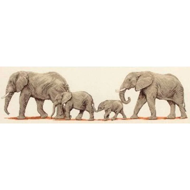 Cross Stitch Kits Anchor PCE732 Elephant Stroll