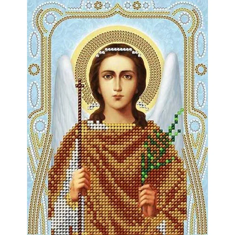 Pattern beading A-strochka AC5-069 Icon of Holy Guardian Angel (silver)