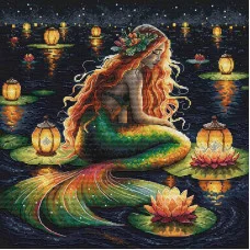 Cross Stitch Kits AVA P091 The Mermaid's Sanctuary