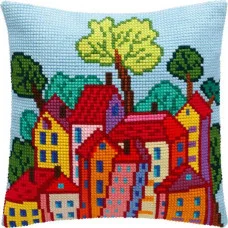 Pillow for cross-stitching Charіvnytsya Z-52 Italian town