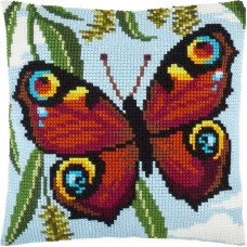 Pillow for cross-stitching Charіvnytsya Z-75 Peacock eye