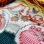 Pillow for embroidery half-cross Charіvnytsya V-373 Bear in a hat