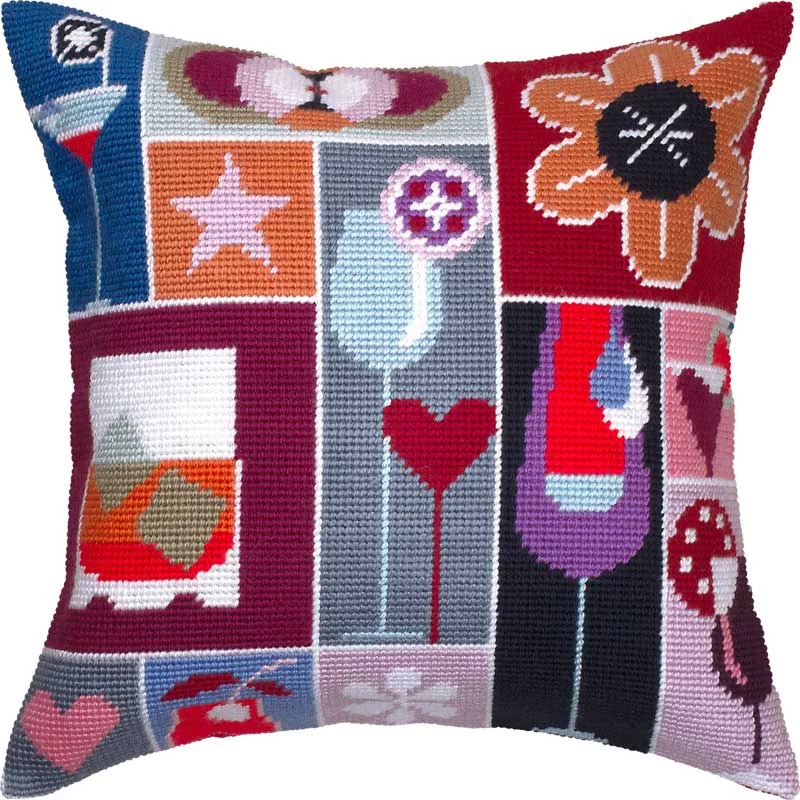 Pillow for embroidery half-cross Charіvnytsya V-378 Cocktail party