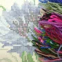 Pillow for embroidery half-cross Charіvnytsya V-46 Cornflowers