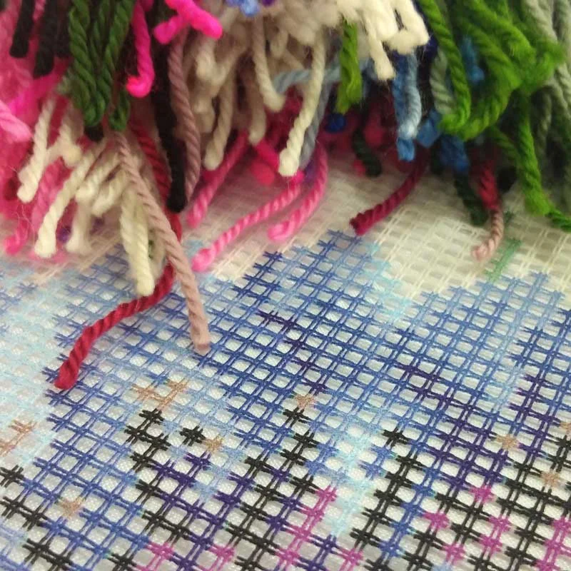 Pillow for embroidery half-cross Charіvnytsya V-46 Cornflowers