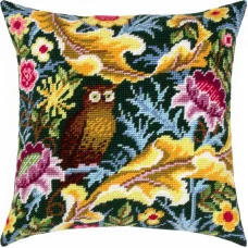 Pillow for embroidery half-cross Charіvnytsya V-460 Owl