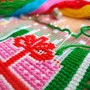 Pillow for embroidery half-cross Charіvnytsya V-472 Patchwork