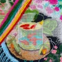 Pillow for embroidery half-cross Charіvnytsya V-482 Goldfish