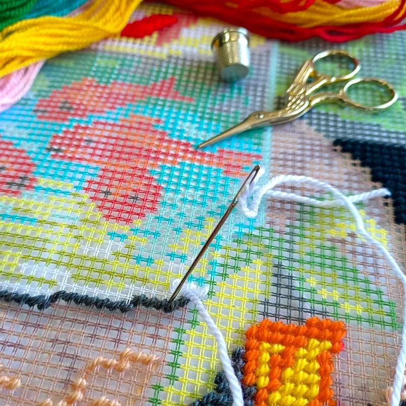 Pillow for embroidery half-cross Charіvnytsya V-482 Goldfish