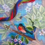 Pillow for embroidery half-cross Charіvnytsya V-493 Bullfinch. Tree