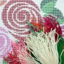 Pillow for embroidery half-cross Charіvnytsya V-81 Decorative roses