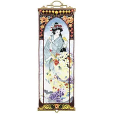 Cross stitch kit Momentos Magicos M-325 Geisha with orchids