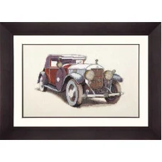 Набор для вышивки крестом Чарівна Мить М-95 Авто Skoda 1933