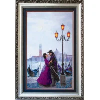 Partial embroidery kit Momentos Magicos PK-060 A moonlit night in Venice