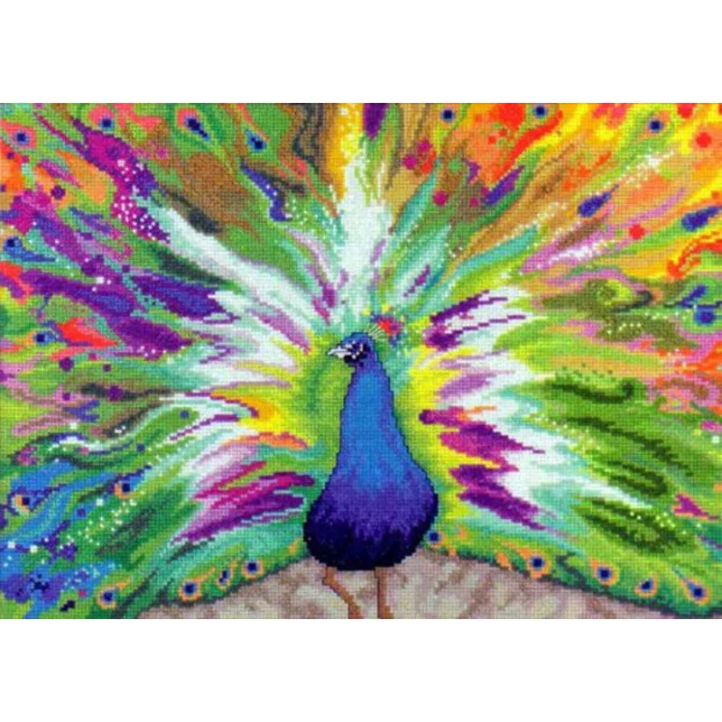 Cross Stitch Kits Classic Design 4331 Rainbow peacock