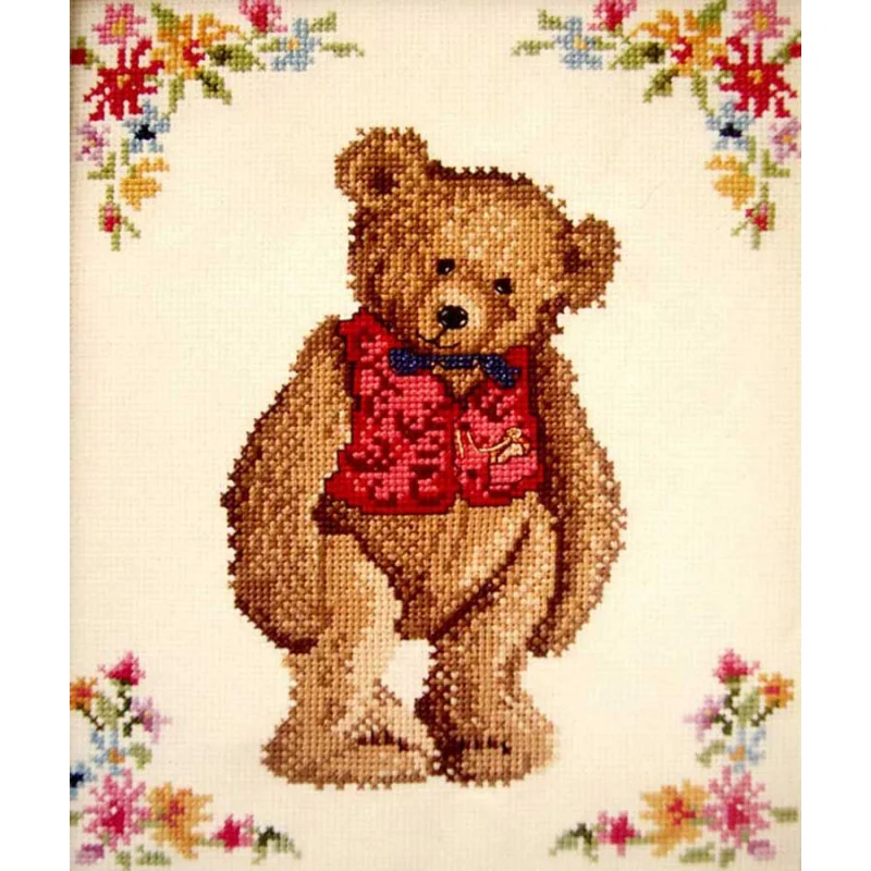Cross Stitch Kits Classic Design 4349 Mr. Teddy