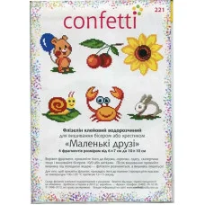 Flizelin water-soluble sew Confetti K-221 Little friends