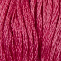 Cotton thread for embroidery DMC 602 Medium Cranberry
