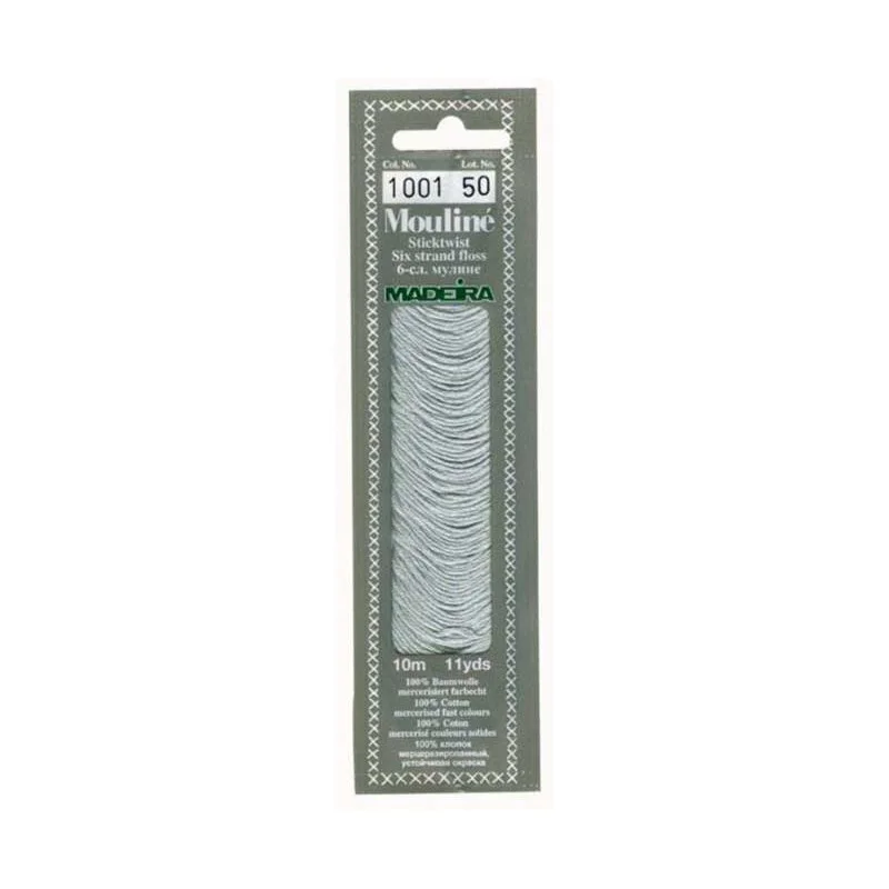 Cotton thread for embroidery Madeira 1001