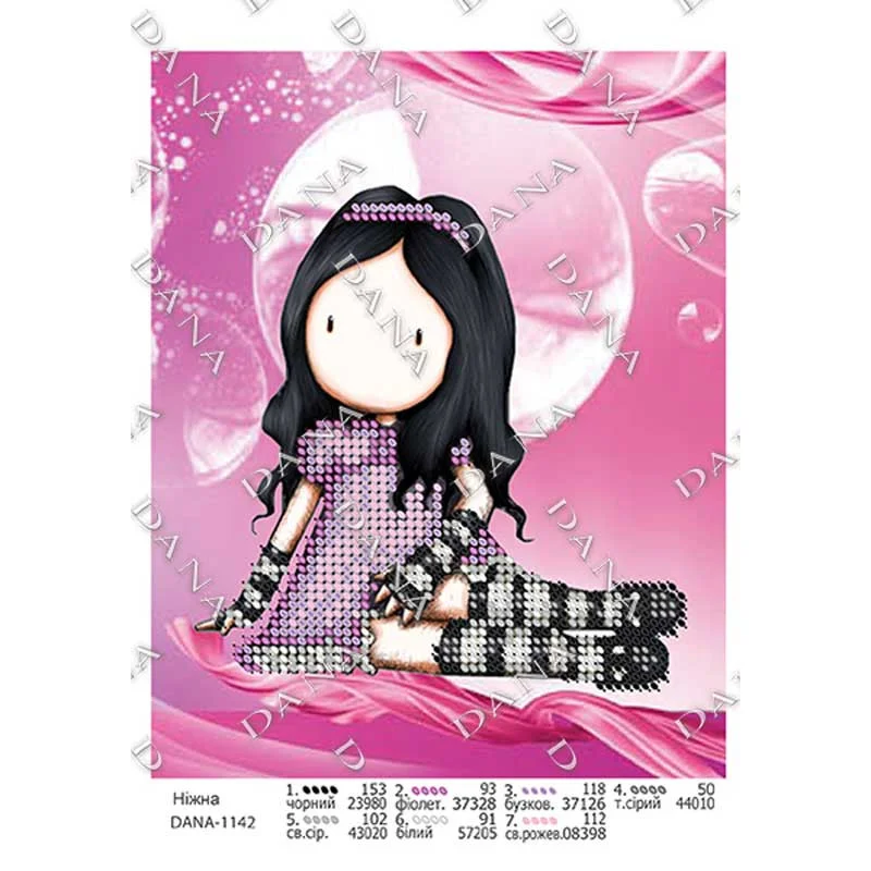 Pattern for beading DANA-1142 Gentle