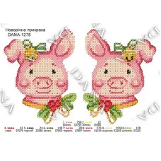 Pattern for beading DANA-1278 Christmas decoration