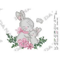 Pattern for beading DANA-1445 Bunnies
