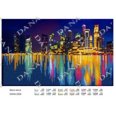 Pattern beading DANA-2320 City lights
