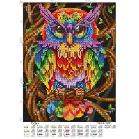 Cхема для вышивки бисером  ДАНА-2483 Сова