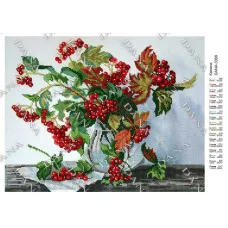 Cхема для вышивки бисером  ДАНА-3369 Калина