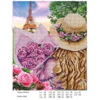 Pattern beading DANA-3546 Paris. Love