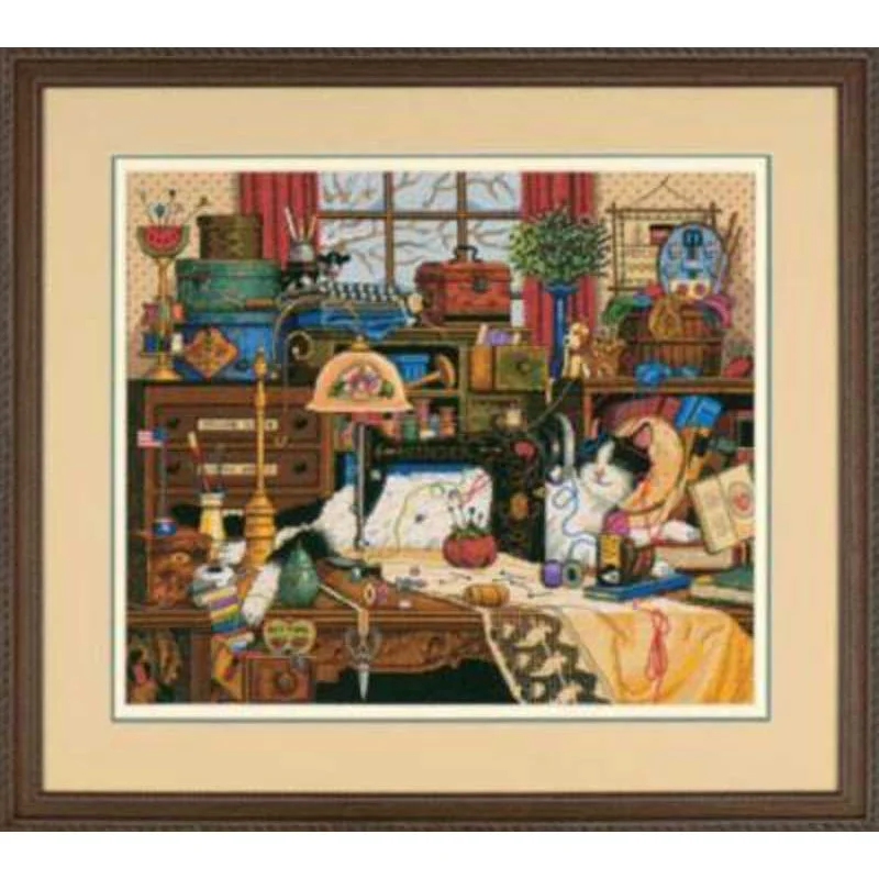 Cross Stitch Kits Dimensions 03884 Cat Maggie-needlewoman