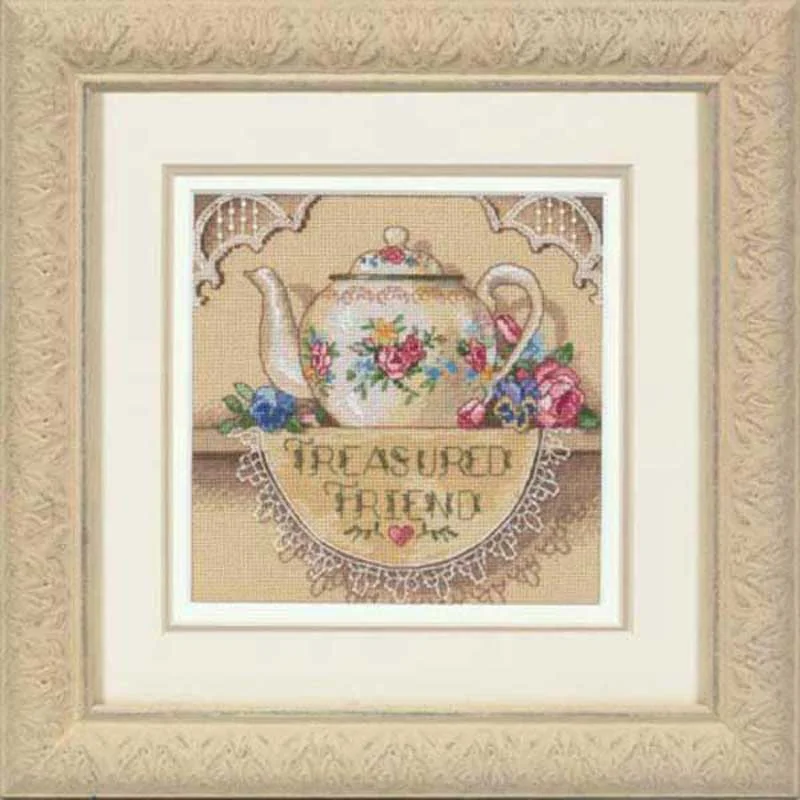 Cross Stitch Kits Dimensions 06904 Treasured Friend Teapot