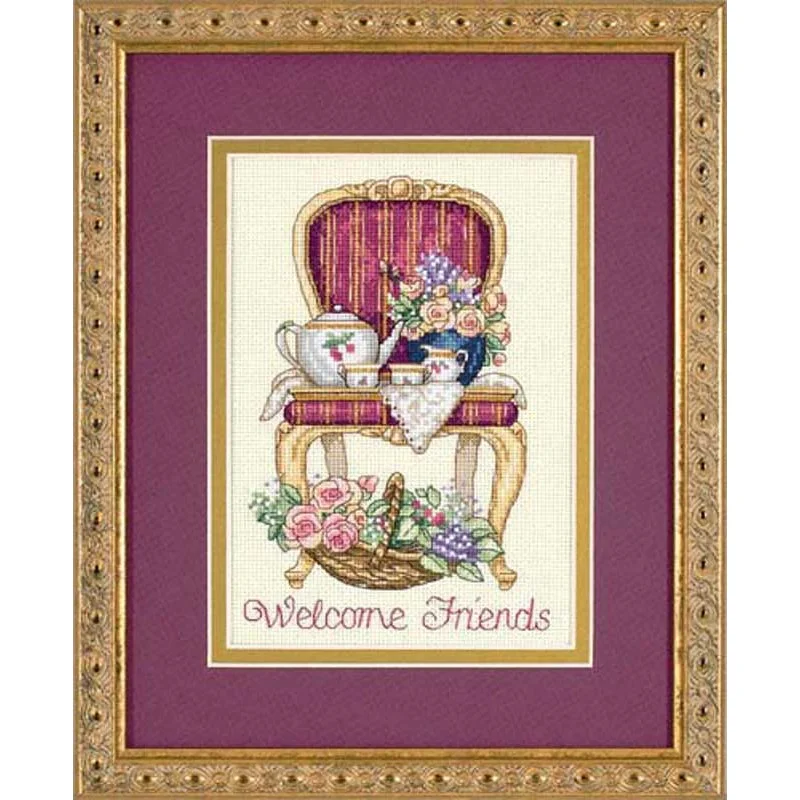 Cross Stitch Kits Dimensions 06954 Teatime Welcome