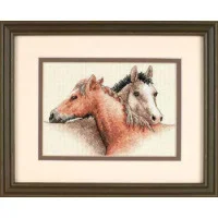 Cross Stitch Kits Dimensions 65030 Horse Pals