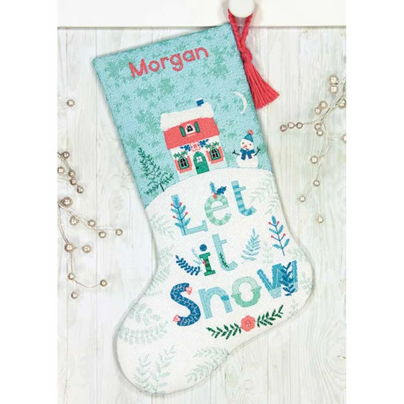 Cross Stitch Kits Dimensions 70-08975 Holiday Home Stocking