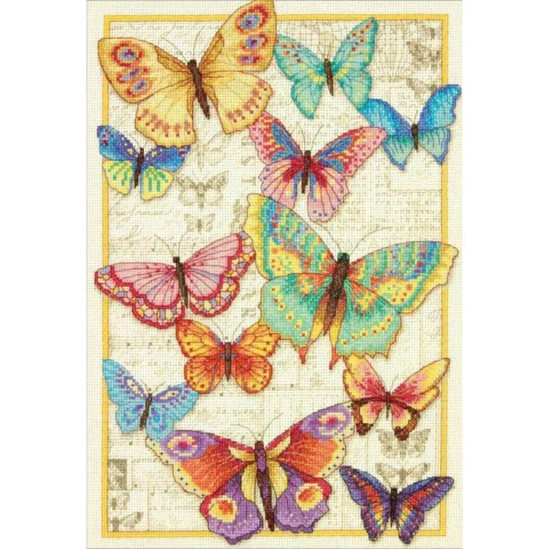 Cross Stitch Kits Dimensions 70-35338 Butterfly Beauty