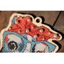 Cross stitch kit on wooden base FruzelOk 0202 Mariyka (out of production)