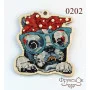 Cross stitch kit on wooden base FruzelOk 0202 Mariyka (out of production)
