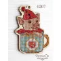 Cross stitch kit on wooden base FruzelOk 0207 Taras