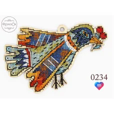 Cross stitch kit on wooden base FruzelOk 0234 Olenka