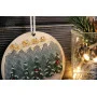 Cross stitch kit on wooden base FruzelOk 1017 Winter forest