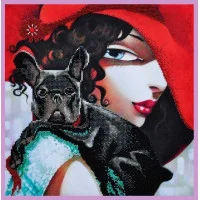 Beadwork Set Pictures Beaded Р-168 The RED-3 style (out of production)