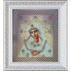 Beadwork Set Pictures Beaded Р-318 Icon Tenderness (silver)